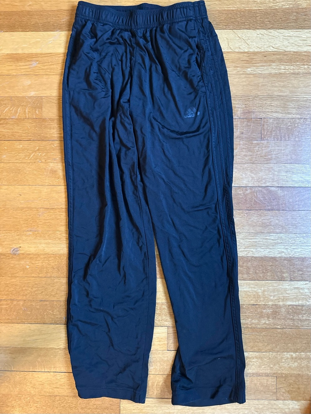 adidas Black Men’s Three-Stripe Jogger Pants
